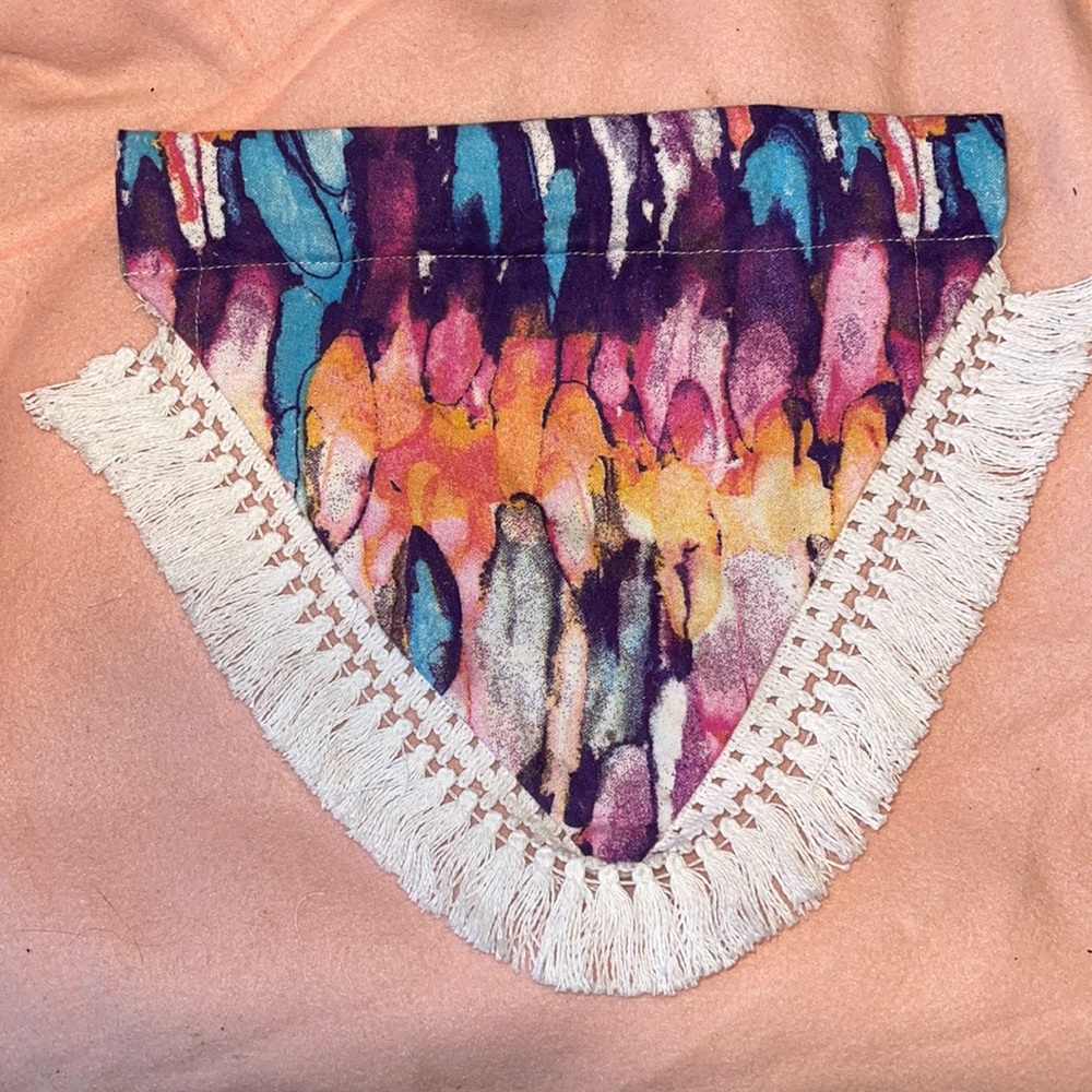 Reversible over the collar dog bandana